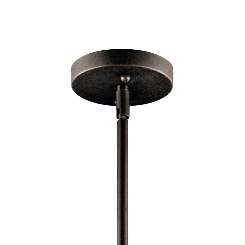 Kichler 42122OZ Three Light Pendant/Semi Flush, Olde Bronze (4)