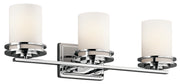 Kichler 5078CH Three Light Bath, Chrome