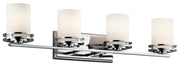 Kichler 5079CH Four Light Bath, Chrome