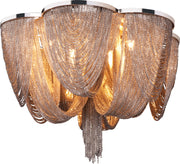 Maxim 21460NKPN Chantilly Six Light Flush Mount, Polished Nickel Main Image.jpg