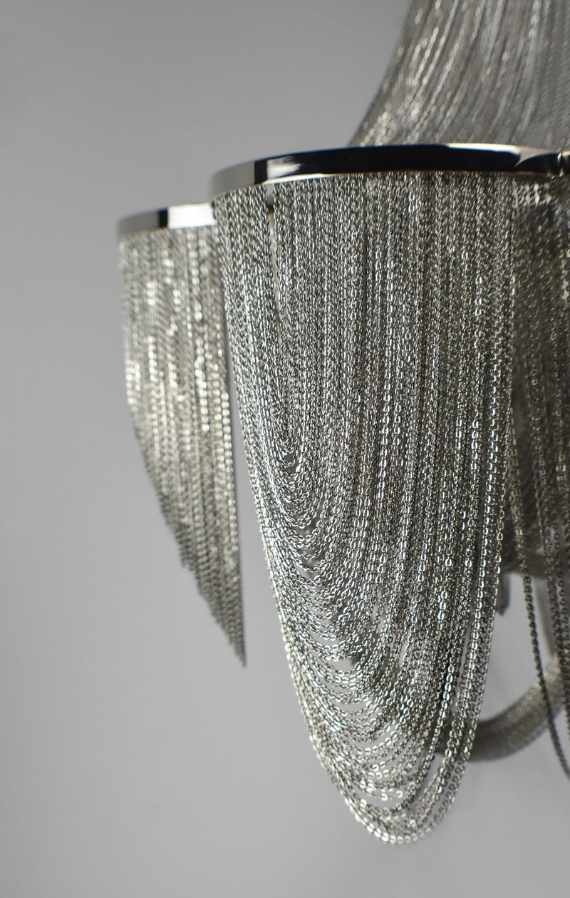 Maxim 21464NKPN Chantilly Six Light Chandelier, Polished Nickel Alternate Image 2.jpg