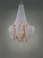 Maxim 21465NKPN Chantilly Ten Light Chandelier, Polished Nickel Alternate Image 3.jpg