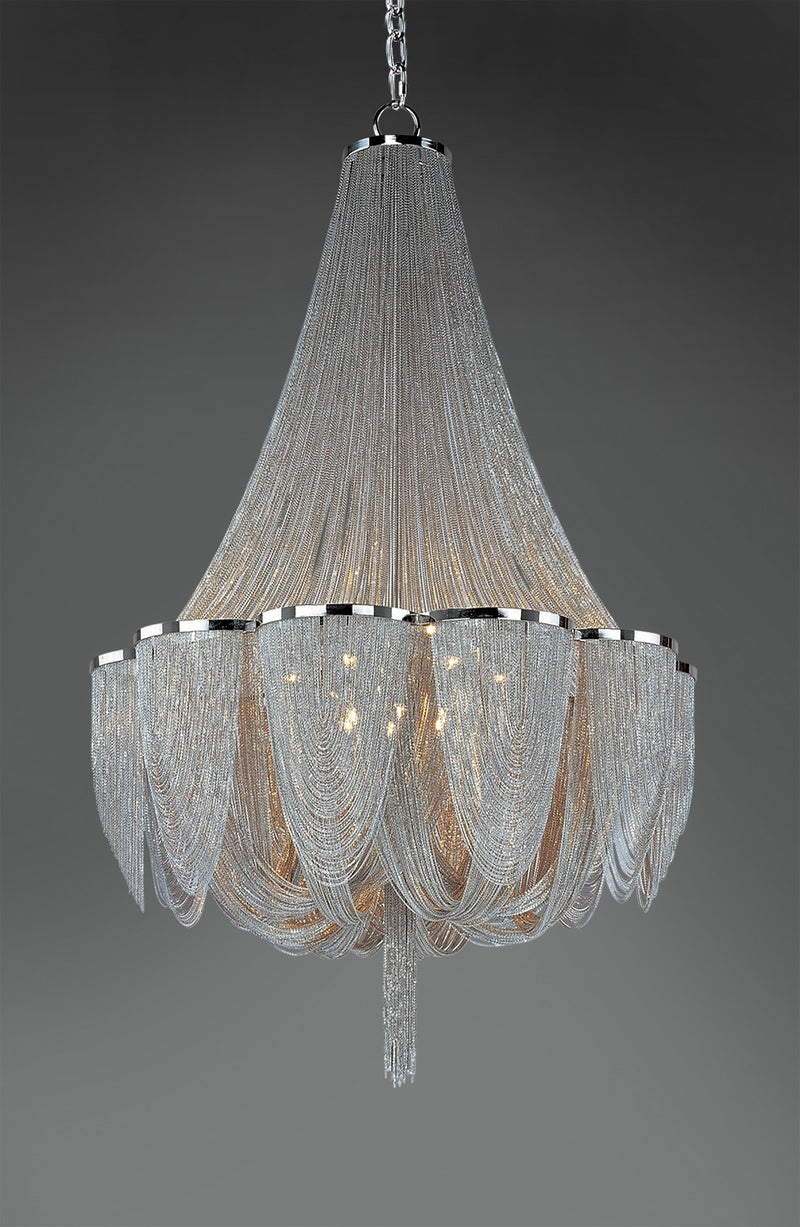 Maxim 21467NKPN Chantilly 14 Light Chandelier, Polished Nickel Alternate Image 3.jpg
