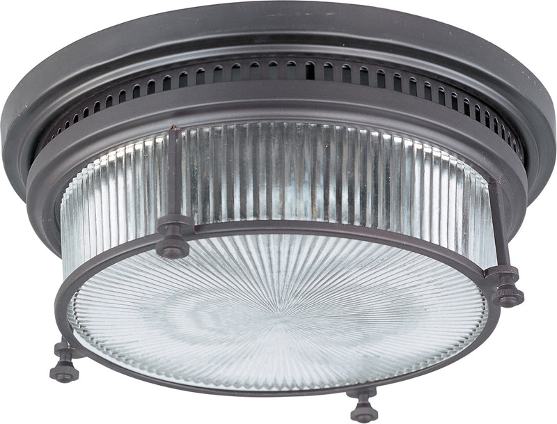 Maxim 25000CLBZ Hi-Bay Two Light Flush Mount, Bronze Main Image.jpg