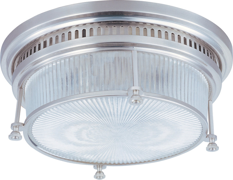 Maxim 25000CLSN Hi-Bay Two Light Flush Mount, Satin Nickel Main Image.jpg