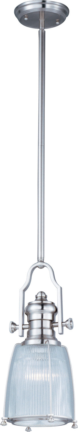 Maxim 25002CLSN Hi-Bay One Light Pendant, Satin Nickel Main Image.jpg