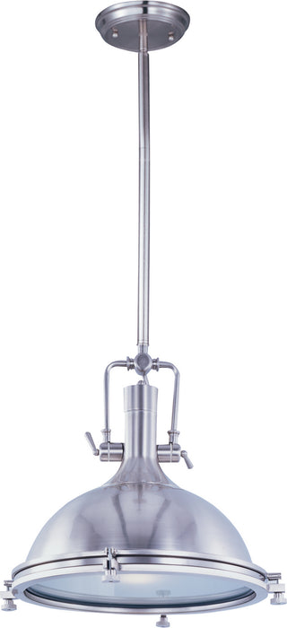 Maxim 25109FTSN Hi-Bay One Light Pendant, Satin Nickel Main Image.jpg