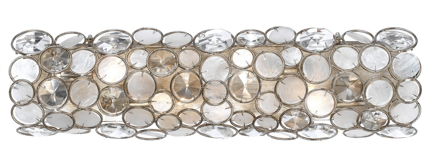 Crystorama 526-SA Palla Four Light Bathroom Vanity Antique Silver Main Image.jpg