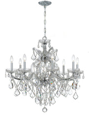 Crystorama 4409-CH-CL-S Maria Theresa Nine Light Chandelier Polished Chrome Main Image.jpg