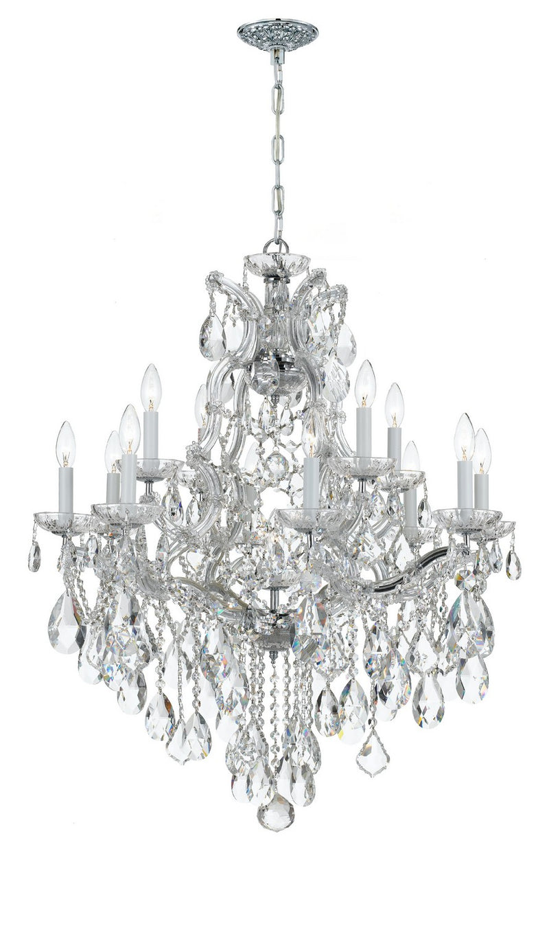 Crystorama 4413-CH-CL-S Maria Theresa 13 Light Chandelier Polished Chrome Main Image.jpg