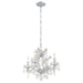 Crystorama 4474-CH-CL-MWP Maria Theresa Four Light Mini Chandelier Polished Chrome Alternate Image 2.jpg