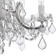 Crystorama 4476-CH-CL-MWP Maria Theresa Five Light Mini Chandelier Polished Chrome Alternate Image 2.jpg