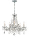 Crystorama 4476-CH-CL-MWP Maria Theresa Five Light Mini Chandelier Polished Chrome Main Image.jpg