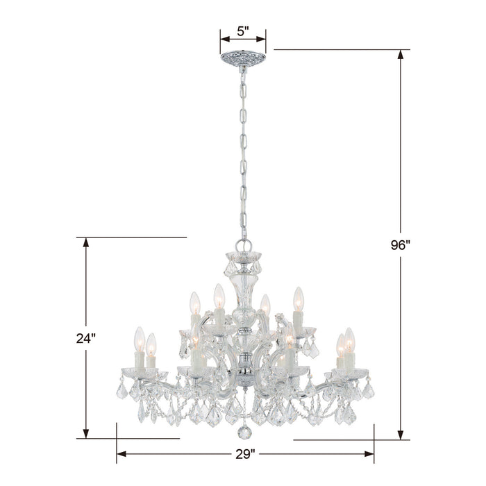 Crystorama 4479-CH-CL-S Maria Theresa 12 Light Chandelier Polished Chrome Alternate Image.jpg