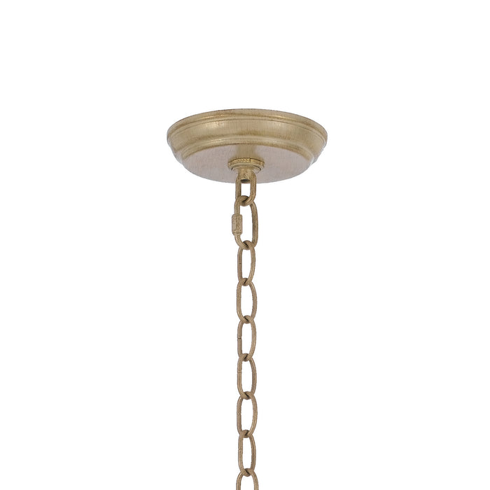 Crystorama 4846-CT Josie Six Light Chandelier Champagne Green Tea Alternate Image 4.jpg