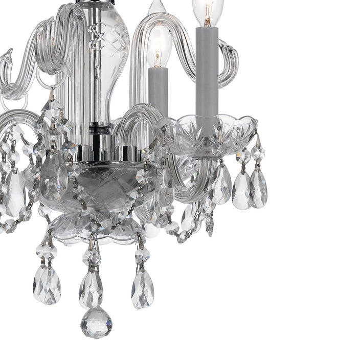 Crystorama 5044-CH-CL-MWP Traditional Crystal Three Light Mini Chandelier Polished Chrome Alternate Image.jpg