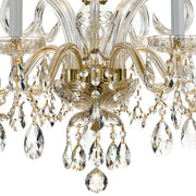 Crystorama 1005-PB-CL-S Traditional Crystal Five Light Chandelier Polished Brass Alternate Image.jpg