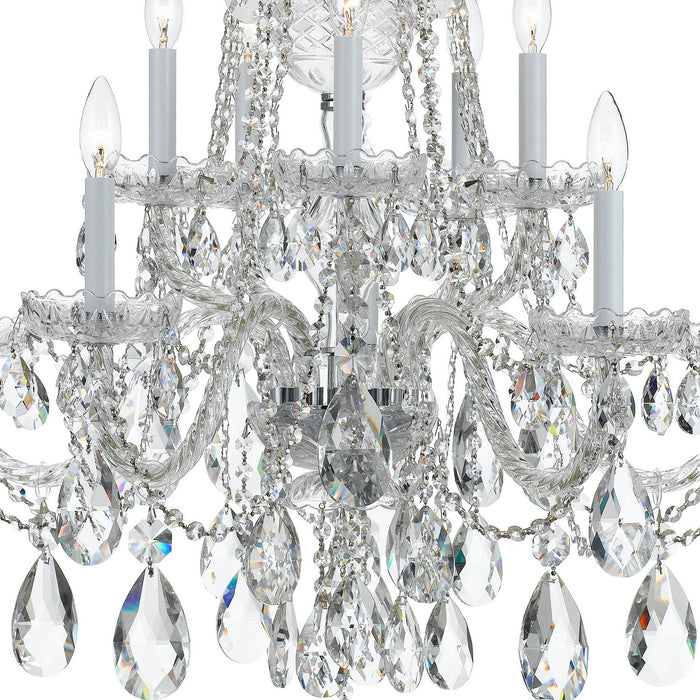 Crystorama 1110-CH-CL-S Traditional Crystal Ten Light Chandelier Polished Chrome Alternate Image.jpg