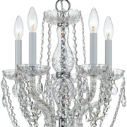 Crystorama 1129-CH-CL-MWP Traditional Crystal Five Light Mini Chandelier Polished Chrome Alternate Image.jpg