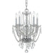 Crystorama 1129-CH-CL-MWP Traditional Crystal Five Light Mini Chandelier Polished Chrome Main Image.jpg