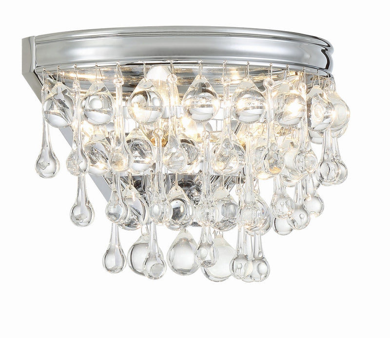 Crystorama 132-CH Calypso Two Light Wall Sconce Polished Chrome Alternate Image 4.jpg