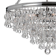 Crystorama 136-CH Calypso Six Light Chandelier Polished Chrome Alternate Image.jpg