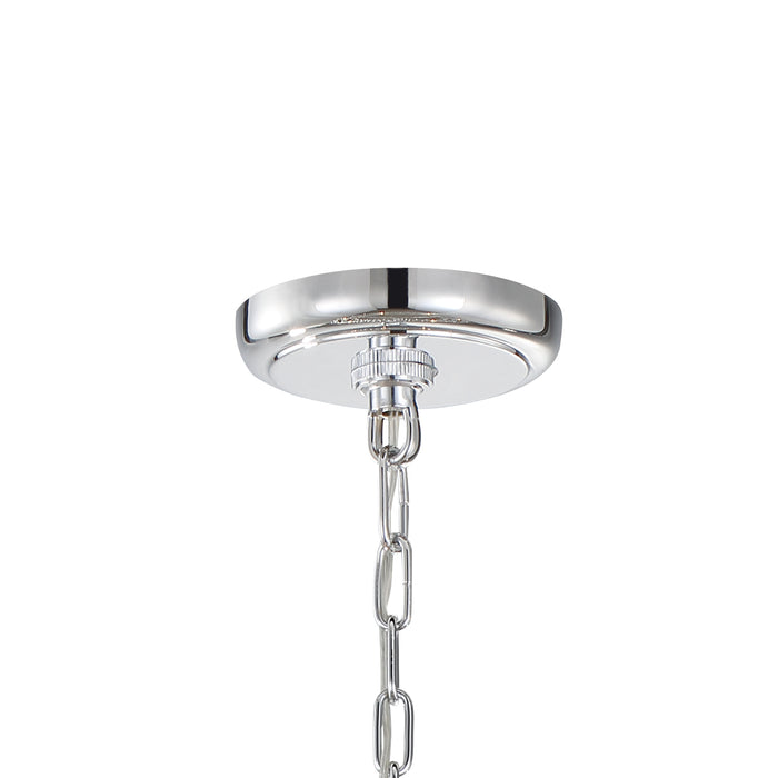 Crystorama 136-CH Calypso Six Light Chandelier Polished Chrome Alternate Image 2.jpg