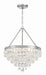 Crystorama 136-CH Calypso Six Light Chandelier Polished Chrome Main Image.jpg