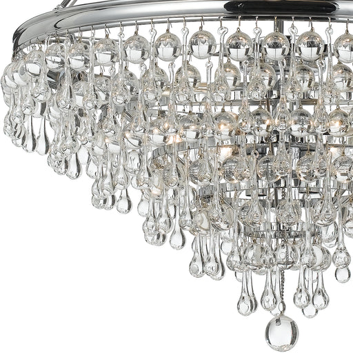 Crystorama 137-CH Calypso Eight Light Chandelier Polished Chrome Alternate Image.jpg