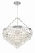 Crystorama 137-CH Calypso Eight Light Chandelier Polished Chrome Alternate Image 4.jpg