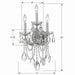 Crystorama 4423-CH-CL-SAQ Maria Theresa Three Light Wall Sconce Polished Chrome Alternate Image.jpg