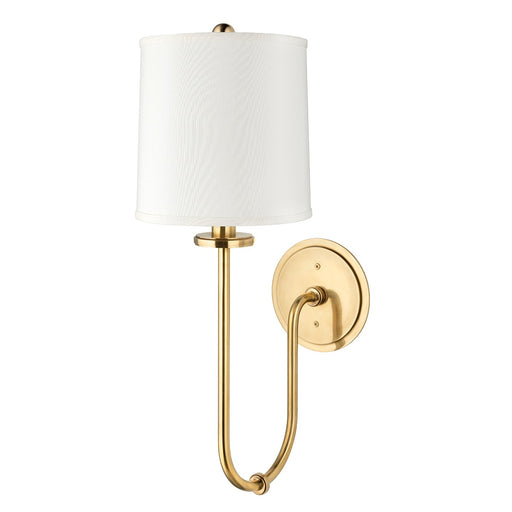 Hudson Valley 511-AGB Jericho One Light Wall Sconce, Aged Brass Main Image.jpg