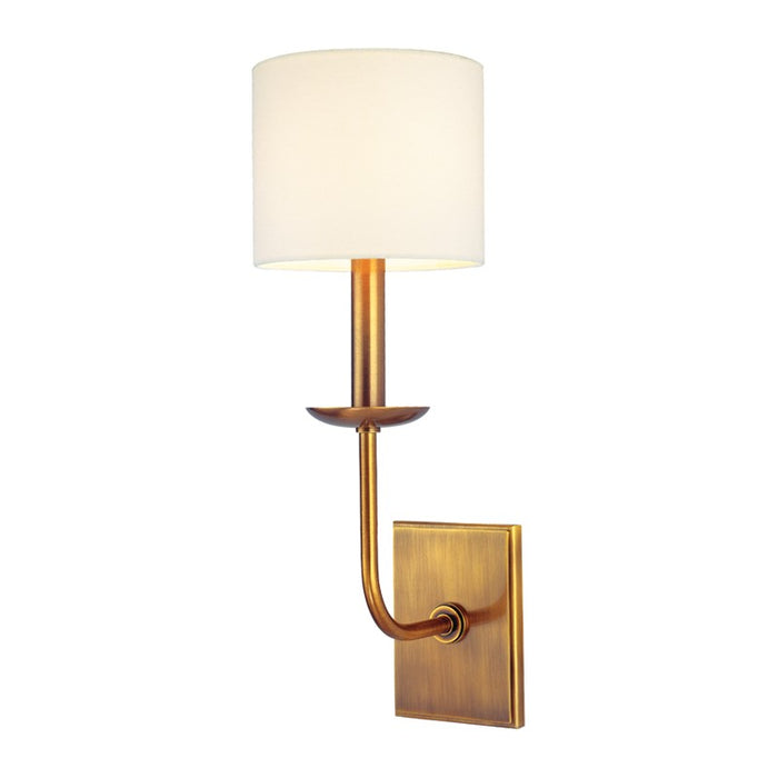 Hudson Valley 1711-AGB Kings Point One Light Wall Sconce, Aged Brass Main Image.jpg