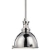 Hudson Valley 4614-PN Massena One Light Pendant, Polished Nickel Main Image.jpg