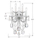 Crystorama 4425-CH-CL-MWP Maria Theresa Five Light Wall Sconce Polished Chrome Alternate Image.jpg