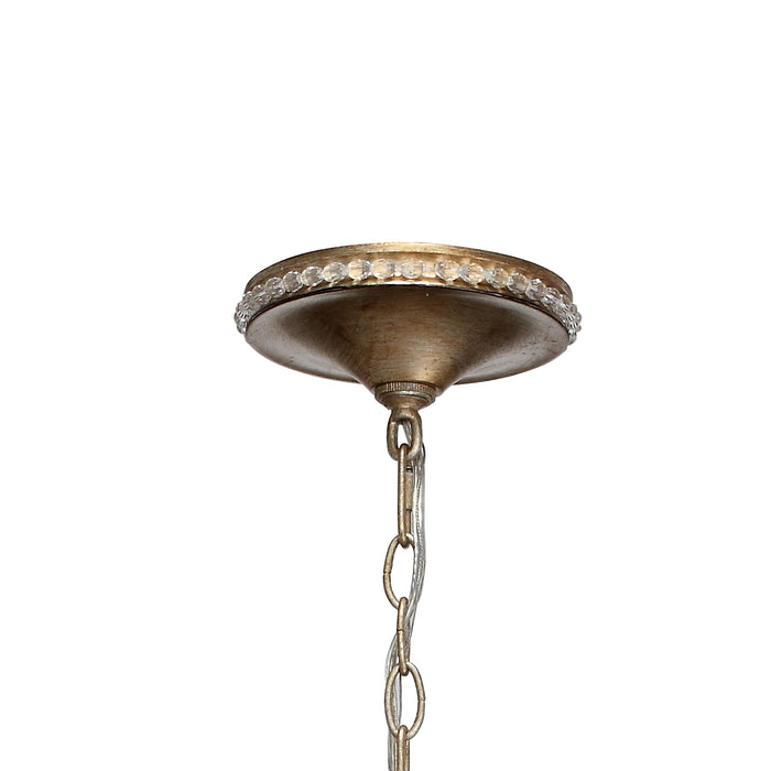 Crystorama 6765-DT Garland Three Light Mini Chandelier Distressed Twilight Alternate Image.jpg