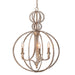 Crystorama 6765-DT Garland Three Light Mini Chandelier Distressed Twilight Main Image.jpg