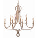 Crystorama 6768-DT Garland Eight Light Chandelier Distressed Twilight Main Image.jpg