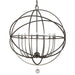 Crystorama 9229-EB Solaris Nine Light Chandelier English Bronze Alternate Image.jpg