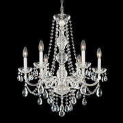 Schonbek 1303-40H Arlington Six Light Chandelier, Silver Main Image.jpg
