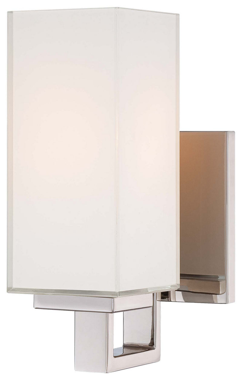 George Kovacs P1702-613 George Kovacs One Light Wall Sconce, Polished Nickel Main Image.jpg