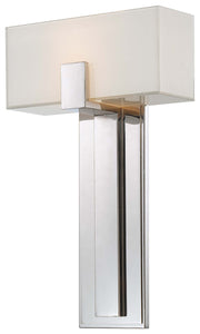 George Kovacs P1704-613 George Kovacs One Light Wall Sconce, Polished Nickel Main Image.jpg