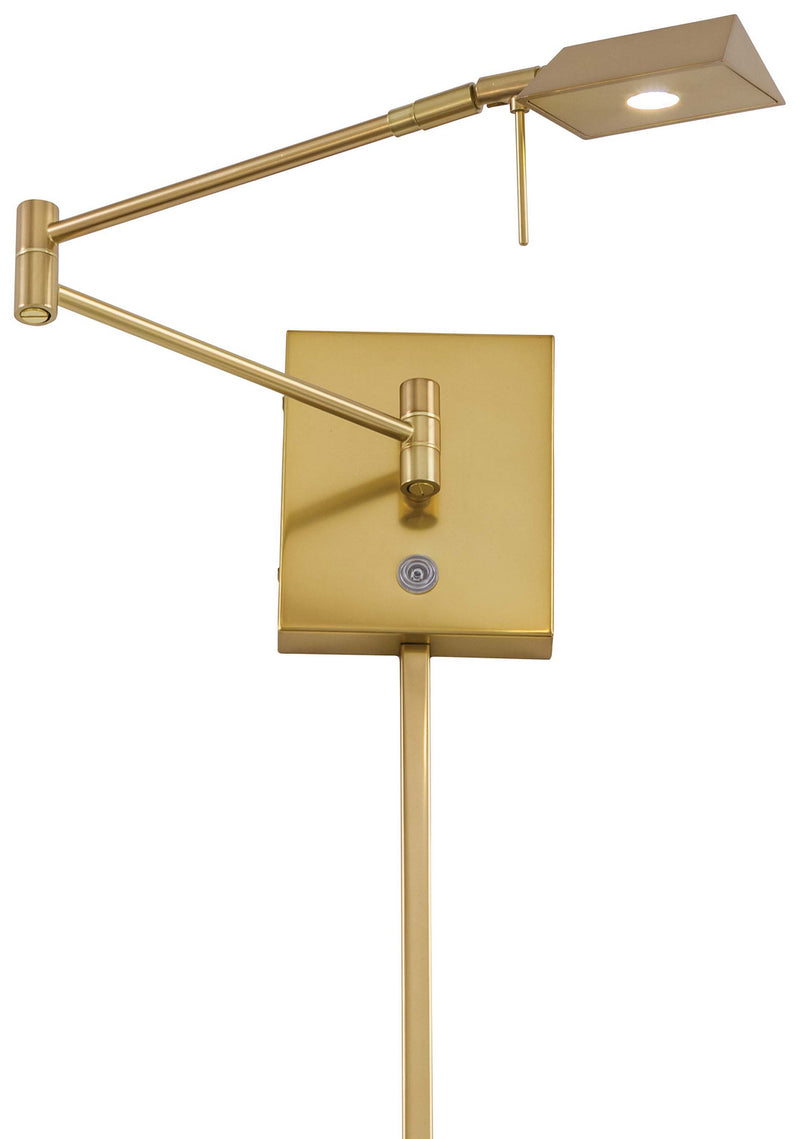 George Kovacs P4318-248 George's Reading Room LED Swing Arm Wall Lamp, Honey Gold Main Image.jpg