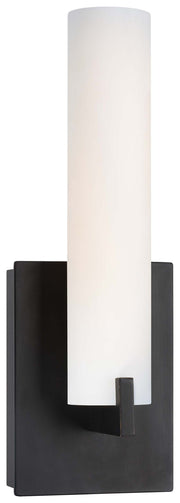 George Kovacs P5040-37B-L Tube LED Wall Sconce, Dark Restoration Bronze Main Image.jpg