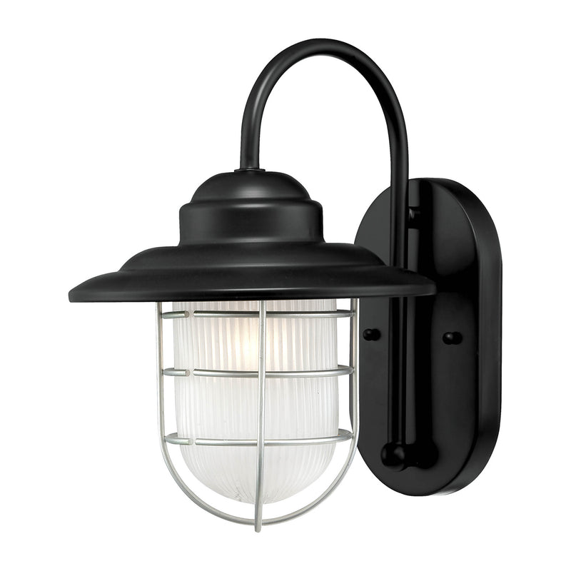 Millennium 5390-SB R Series One Light Wall Sconce, Satin Black Main Image.jpg