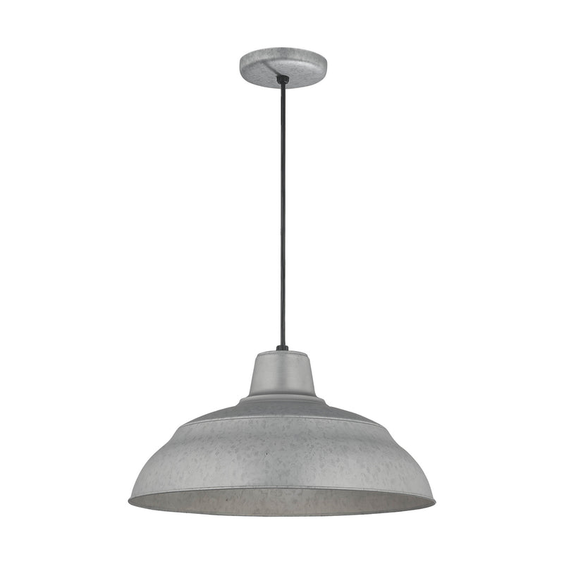 Millennium RWHC17-GA R Series One Light Pendant, Galvanized Main Image.jpg