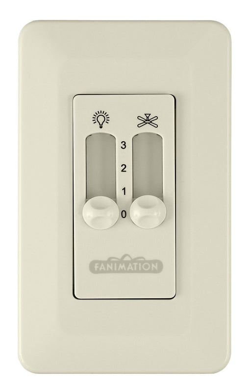 Fanimation CW2LA Controls Wall Control Non-Reversing - Fan Speed And Light Light Almond Main Image.jpg