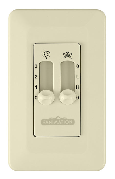 Fanimation CW6LA Controls Wall Control Fan & Light Light Almond Main Image.jpg