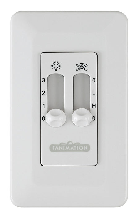 Fanimation CW6WH Controls Wall Control White Main Image.jpg