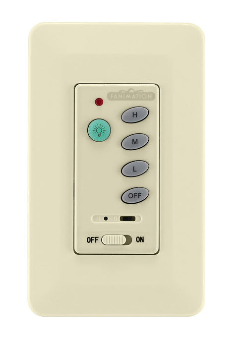 Fanimation CWRL4LA Controls Wall Control Light Almond Main Image.jpg